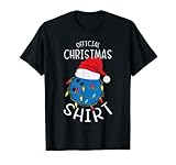 Lustige Weihnachten Bowling Kugel Fan Hemd Nikolaus Spruch T-Shirt