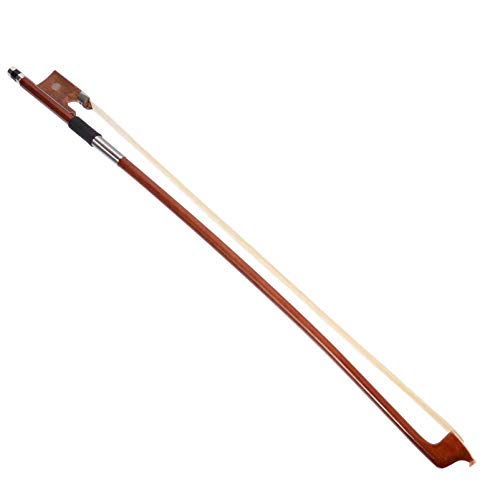 Toddmomy Violin Bow for Beginners Practice Bow with Red Sandalwood and Durable Horse Hair Straight Design for Easy Use for Student Violinists