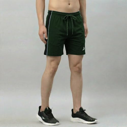 Image of Amul Comfy Men Ultra Soft Cotton-Rich Drawstring Lounge Shorts