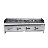 Kratos 29Y-003-48" Gas Radiant Charbroiler - 4 Burners - 140,000 BTU Output