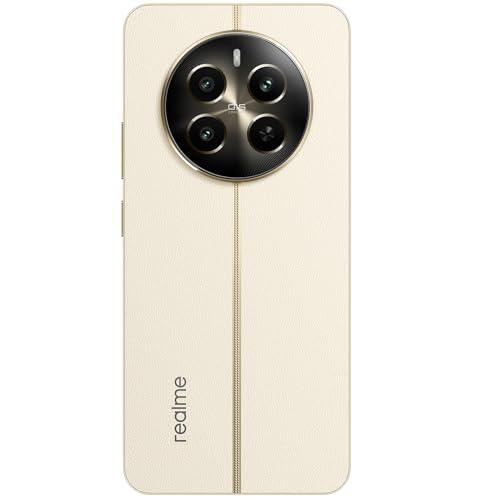 Image of realme 12+ 5G Smartphone 8+256 GB Supports NFC, Dimensity 7050 5G Chipset, Sony LYT-600 OIS, 120 Hz AMOLED Display, Rain Resistant Smart Touch, Dual SIM Cards, Beige (Without Adapter)