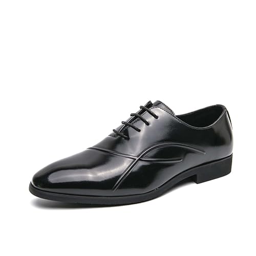 Men's Fashion Casual Business Leather Shoes,Cross Streamline Design,Gradient Color Design,Dress Oxford Shoes,Classic Business Office Men's Shoes,Banquet Formal Shoes