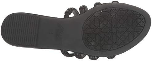 Jewel Badgley Mischka Women's Nigella Sandal, Black Microsuede, 6.5 M US | Image 3