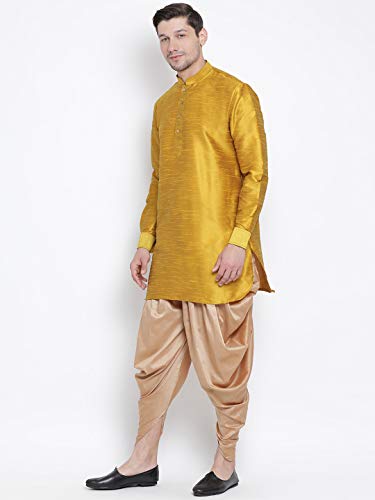 Image of VM Men's Silk Blend Kurta Pyjama Set