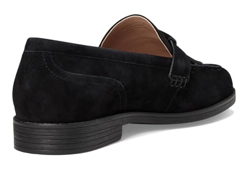 Cole Haan Cole Haan Women's Stassi Kiltie Loafers, Black Suede, 11-B US