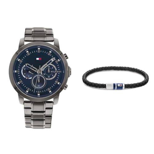 Montre Tommy Hilfiger Multifunction en Acier et Bracelet Bijou de Luxe