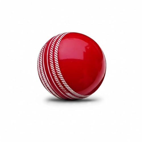 Image of Bodyfit Heavy Duty Plastic Premium Cricket Bat for Men, Women & Children | Lightweight| Full Size| | Hard Plastic Bat Red | 1 Piece, 1 Soft /Wind Ball. (Shot-Red)