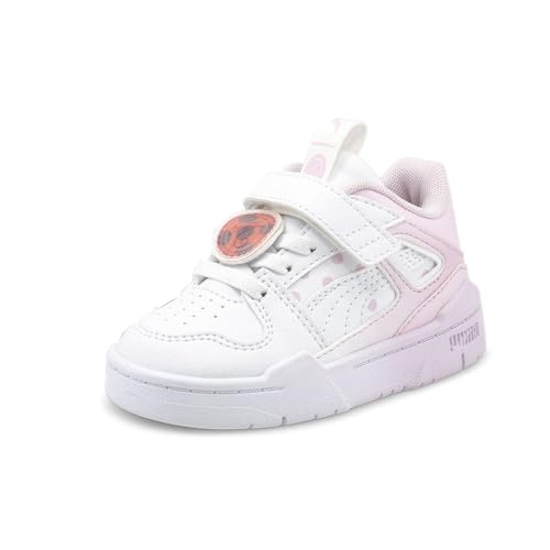 PUMA Toddler Girls Slipstream Miraculous Slip On Sneakers Shoes Casual - White2