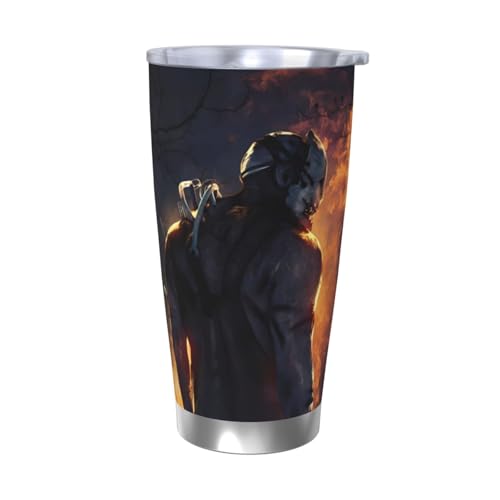 Dead By Daylight fbh oC fCCg7 ^u[ bN  J[Jbv 600ml ^fM ۗ ۉ ԗp @r R[q[Jbv RrjJbv Xg[t ӂt AEghA jp Without Straw