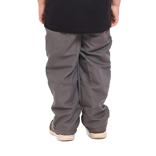 Calça Tactel Ox Silver Lisa Infantil Juvenil Cor:Cinza;Tamanho:12