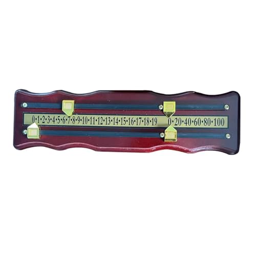Tableau de score shuffleboard bois compteur points billard accessoire snooker mural - 6
