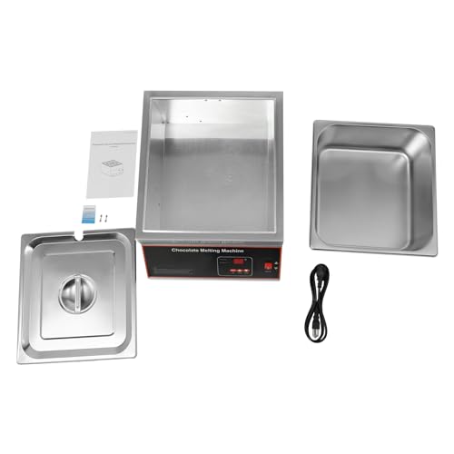 Máquina para derretir chocolate de acero inoxidable 1 tanque 26 lbs 110V miniatura 7