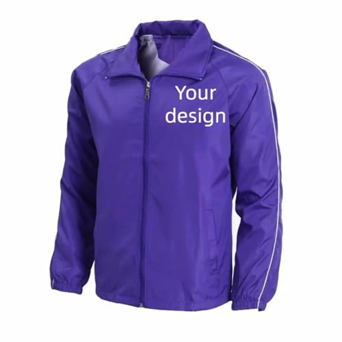 NiQiShangMao Personalised Logo Windbreaker Coat Men Women Customized/Designed Print Outdoor Riding Casual Sports Jacket Color7,3XL NiQiShangMao Personalised Logo Windbreaker Coat Men Women Customized/Designed Print Outdoor Riding Casual Sports Jacket Color7,3XL
