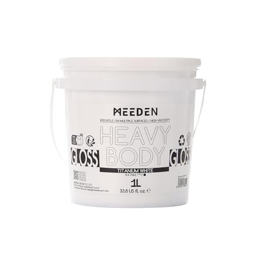 MEEDEN Titanium White Acrylic Paint (1 L)