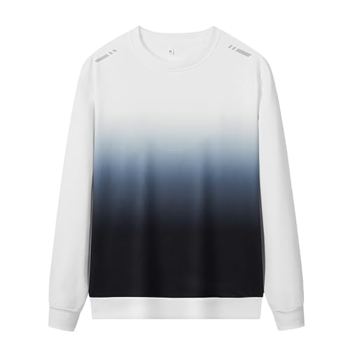 Sweat-shirt homme à dégradé chic pour le sport et l'automne