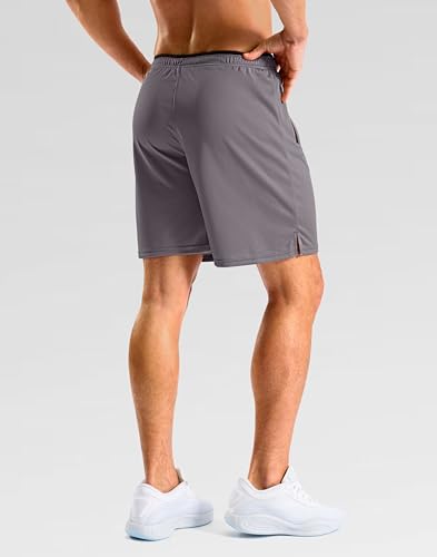 Image of G Gradual Men's Gym Workout Shorts Zipper Pockets 5 inch / 7 inch Quick Dry Breathable Runing Athletic Short for Men