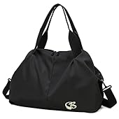 【Bolsillo Separado con Cremallera para Seco y Mojado】 Bolso deportivo mujer utiliza TPU esmerilado para aislar la ropa sucia y mojada. No solo es fácil de cuidar, sino que incluso si el interior está húmedo, simplemente límpialo con una toalla y se s...