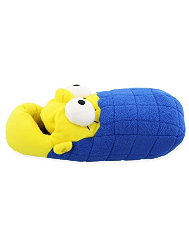 The Simpsons Novelty Plush Adult Womens 3D Marge Simpson Face Slippers4