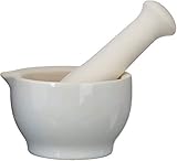 Länge: 8, 5cm Kitchen Craft Keramik-Mörser mit Stößel, 85 mm