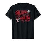 Texas Tech Red Raiders WCWS 2025 Softball Black T-Shirt