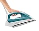 Tefal Virtuo Dampfbügeleisen, 1800 Watt, 80 g/Min. Dampfstoß, 20 g/Min. kontinuierlicher Dampf, Antihaft-Bügelsohle, vertikales Dampfglätten, Bügeleisen Dampf, weiß/türkis, FV1710