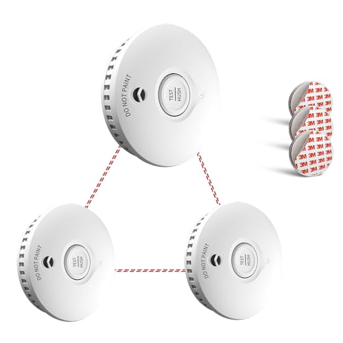 Ruan Wireless Smoke Alarm 3 Pack EN 14604