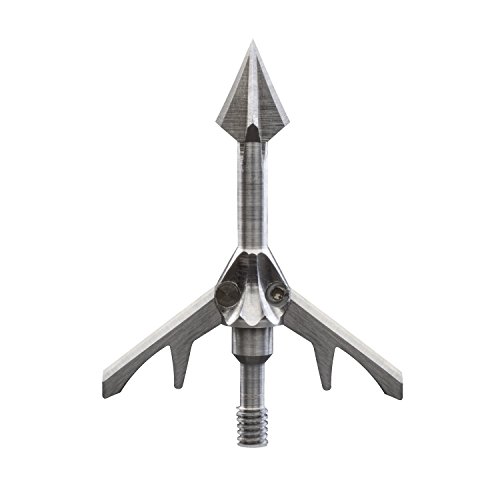 Wac Em Expandable Broadheads Steel 2 Blade 100 Gr. 4 PK. Silver