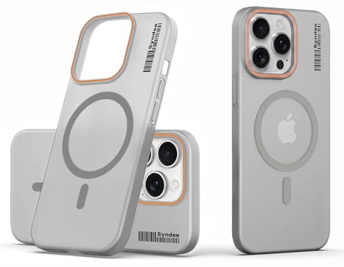 DL3 Mobilak Case Back Cover for iPhone 12 Pro Max, Sleek Frosted Translucent Back Only Compatible with Wireless Magnetic Accessories | Anti-Scratch Shockproof Phone Case (Gray)