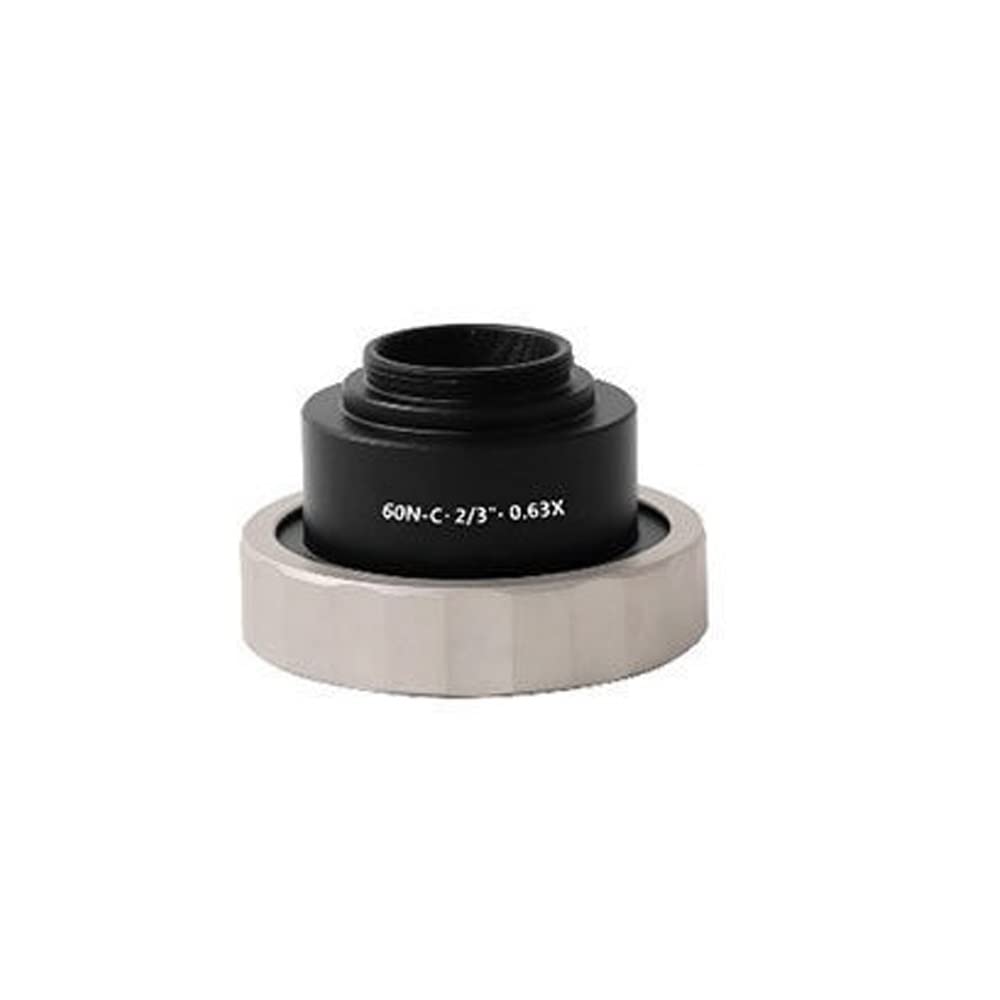 Akcesoria do mikroskopu laboratoryjnego N60-C Adapter CCD do mikroskopu C 0,5X 0,63X 0,8X 1X 1,2X adapter do telewizora (60N-C 0,63X adapter (nowy)