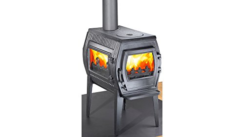 Globefire Gussofen Charon II, Gusseisen, 7 kW, 2 Scheiben, ext. Luftzufuhr