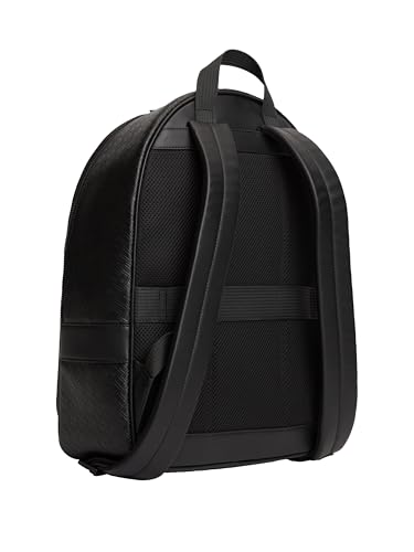 Image of Tommy Hilfiger Men's Embossed Flag Backpack, BLACK One Size