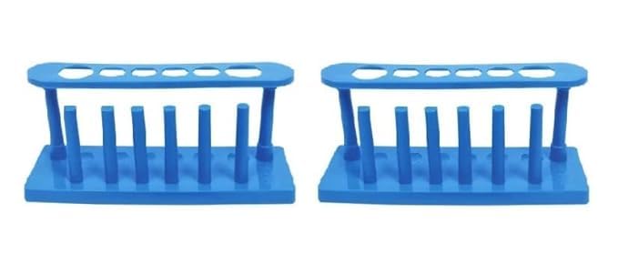 Shree Balaji Traders Blue Test Tube Stand for Laboratories use Pack of 2 pcs-image-24