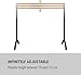 KLAR FIT Klarfit Barre Lerina Ballet Barre - Portable, Free Standing, Lightweight, 43 x 44 Inches, Perfect for Dance and Fitness Training at Home and Studio: 1.5-inch Ø, Height Adjustable, Steel