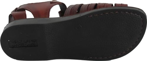 Holy Land Market Men/Women Biblical Jesus Leather Sandals/Slides From Jerusalem (Nathaniel Style I)4