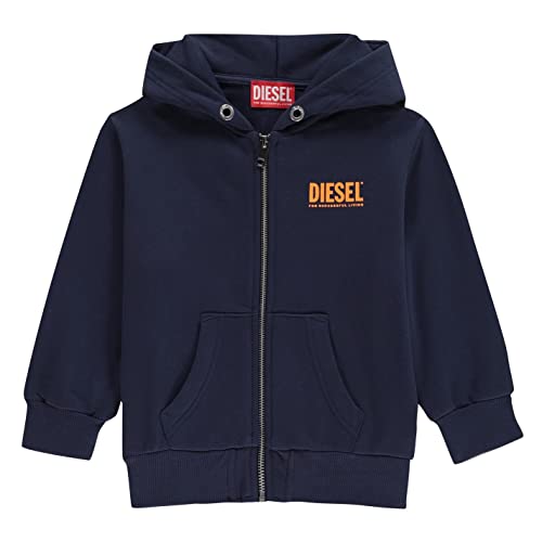 Diesel Sweat à capuche logo pour enfants en molleton de coton premium