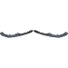 Bumper Filler compatible with Infiniti Titan 04-14 Front Right and Left Side Set of 2 Headlamp Molding Paint To Match