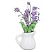 Dollhouse Artificial Plant, Mini Lily of The Valley Highly Simulation Photograph Prop 1:12 Miniature Flower Pots Decorations for DIY Enthusiast for Home