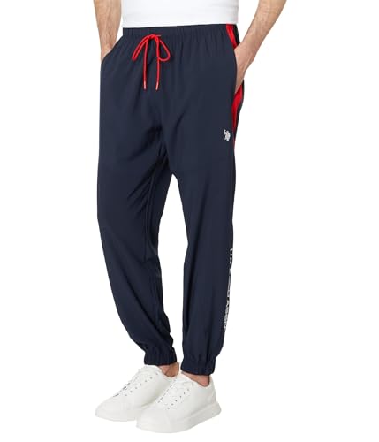 U.S. POLO ASSN. Men's USPA Cut Panel Stretch Woven Pant