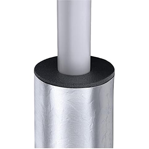 KHEDDO Pipe Lagging, Professional Antifreeze Insulation Pipe, Easy to Install, Waterproof Fireproof Strong, ID 22-114mm, Thickness 30mm, Length 95cm, Outdoor Solar Heat Insulation Pipe (Color Cover