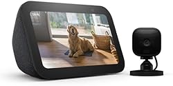 All-new Echo Show 5 (3rd Gen) with Blink Mini | Charcoal