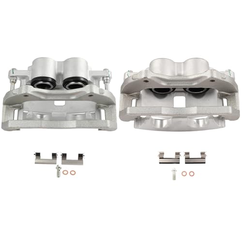 Image of SCITOO Front Left & Right Disc Brake Calipers With Bracket 18B4966 18B4967 | Fit For Cadillac,For Pontiac Models - For Bonneville 2004-2005,For CTS 2006-2007,For SRX 2004-2009,For STS 2005-2008 2PCS