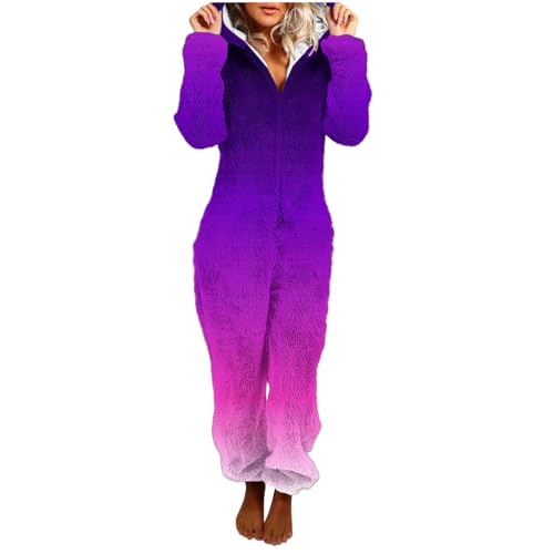 Combinaison hiver femme avec taille élastique ajustable et pantalon ample