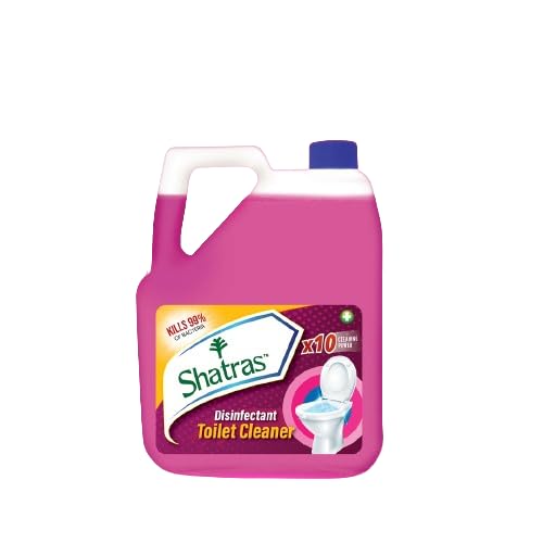 SHATRAS 5 Liter Disinfectant Toilet Cleaner Liquid, Suitable For Toilet Bowls, Refreshing Fragrant, Remove Tough Stain And Odors,Kills 99.9% Germs (B0D2JC4YBF) Amazon Price History, Amazon Price Tracker