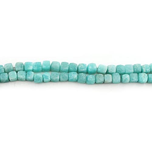 Amazonite Faceted Box Shape Briolettes, perles naturelles pour créer vos bijoux d'été