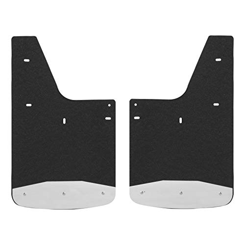 Image of LUVERNE 251510 Front or Rear 12-Inch x 20-Inch Textured Rubber Mud Guards, Select Chevrolet Colorado, GMC Canyon, 2 Flaps