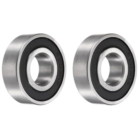 sourcing map 6203-2RS Chrome Steel Bearings Cover