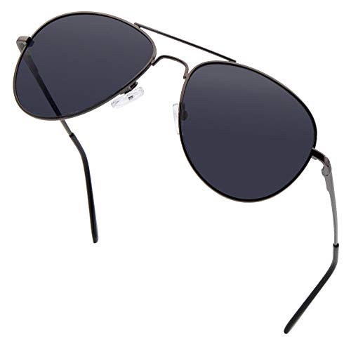 VITENZI Sunglasses for Men and Women Trendy and Cool Sun Glasses, Retro Vintage Aviator Shades Milan