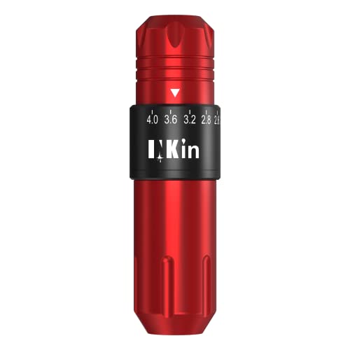Inkin As Rotary Pen Machine - 6 Stroke Length Adjustable Tattoo Pen Machine Custom Coreless Motor For All Tattoo Artist Red #TOP25