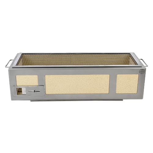 SousVideTools | Kasai Konro BBQ | Hibachi Grill | Japanese Charcoal Barbecue | British Made | Stainless Steel Frame | Long