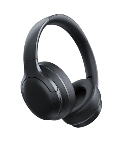 Baseus BH1 Lite Cuffie Bluetooth Over-Ear, Leggere e Comode Cuffie Wireless con Suono Cristallino, Driver Dinamici da 40 mm, Fino a 80 Ore di Autonomia, Bluetooth 6.0 – Nero Interstellare